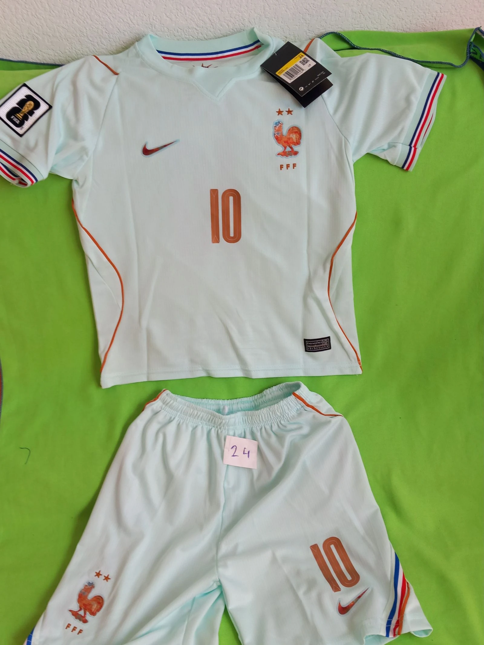 Mbappe soccer set, size 24 (10-11 years), approx 140 cm – photo 2